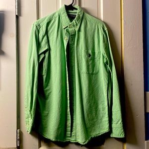 Pastel Green US POLO ASSN. Slim Fit Button-Up.